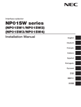 NEC NP01SW2 Owner's manual