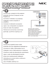 NEC NP52 User manual