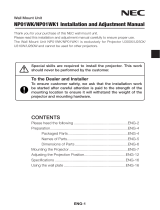 NEC U250X Owner's manual