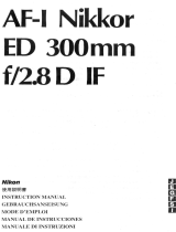 Nikon 300mm User manual