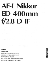 Nikon 400mm User manual