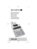 Olympia CPD 430 Operating instructions