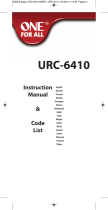 One For All URC-6410 Owner's manual