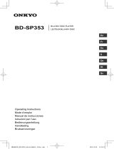 ONKYO BD-SP353 Owner's manual