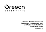 Oregon Scientific BAR388HG User manual