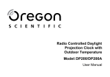 Oregon Scientific DP200 / DP200A User manual