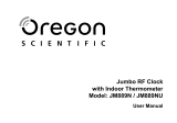 Oregon Scientific JM889N / JM889NU User manual