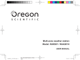 Oregon Scientific RAA501H User manual