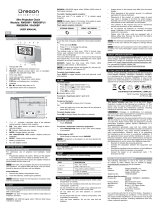 Oregon Scientific RA368P User manual