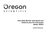 Oregon Scientific SE833 User manual