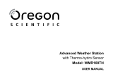 Oregon Scientific WMR100 TH User manual