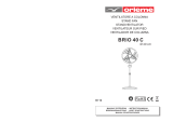 Orieme BRIO 40 C User manual