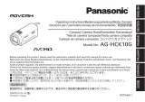 Panasonic AG-HCK 10G User manual