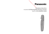 Panasonic ER-GD60-S803 Owner's manual