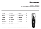 Panasonic ER1611 Owner's manual
