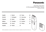 Panasonic ER2302 Owner's manual