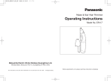 Panasonic ER-417 Owner's manual