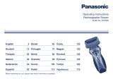 Panasonic ES-7058 Owner's manual