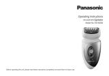 Panasonic ESWD92 Owner's manual