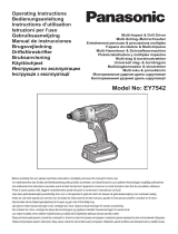 Panasonic ey 7542 x Owner's manual