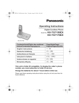 Panasonic KXTG7170EX Owner's manual