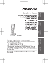 Panasonic KX-TGA681 Owner's manual
