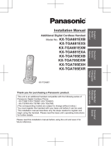 Panasonic KXTGA681EXB Owner's manual