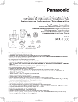 Panasonic MKF500 Owner's manual