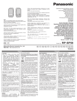 Panasonic RP-SP58 Owner's manual