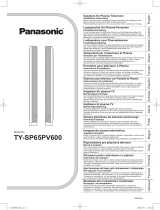 Panasonic TY-SP65PV600 Operating instructions