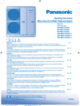 Panasonic WHMDF14C6E5 Operating instructions