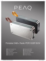 PEAQ PDR150BT W B Owner's manual