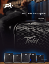 Peavey MAX 150 150-Watt Bass Amp Combo Owner's manual