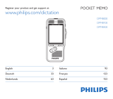 Philips Pocket Memo DPM8500 Owner's manual