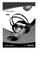 Philips SBC HC210 User manual