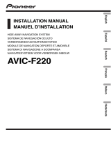 Pioneer AVIC F220 Owner's manual