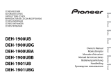 Pioneer DEH-1901UB User manual