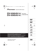 Pioneer DV-696AV-K User manual