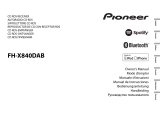 Pioneer FH-X840DAB User manual