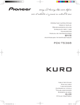 Pioneer KURO PDK-TS36B User manual