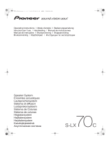 Pioneer S-LX70-C Owner's manual
