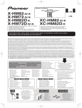 Pioneer XC-HM82 User manual