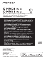 Pioneer XHM-21 CD Micro System Owner's manual