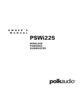 Polk Audio PSWi225 User manual