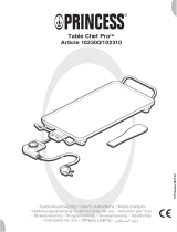 Princess Table Chef Pro 102310 User manual