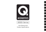 Q Acoustics Serie 2000i User manual