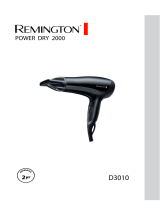Remington ECO 2000W D3010 Owner's manual