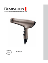 Remington Keratin Therapy Pro Dryer AC8000 User manual