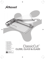 Rexel ClassicCut CL410 Guillotine User manual