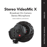 Rode SVMX Stereo Video Mic-X Broadcast Stereo Microphone User manual
